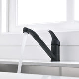 Decaura Laundry Sink Mixer Tap Swivel Spout Kitchen Sink Faucet (Matt Black)