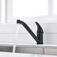 Decaura Laundry Sink Mixer Tap Swivel Spout Kitchen Sink Faucet (Matt Black)