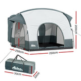 Pop Up Beach Tent, SUV Car Camping Tents Portable Side Awning Shade Shelter, Easy Instant Setup Privacy Change Room Lightweight Sun Protection Outdoor Fishing Family Picnic Grey