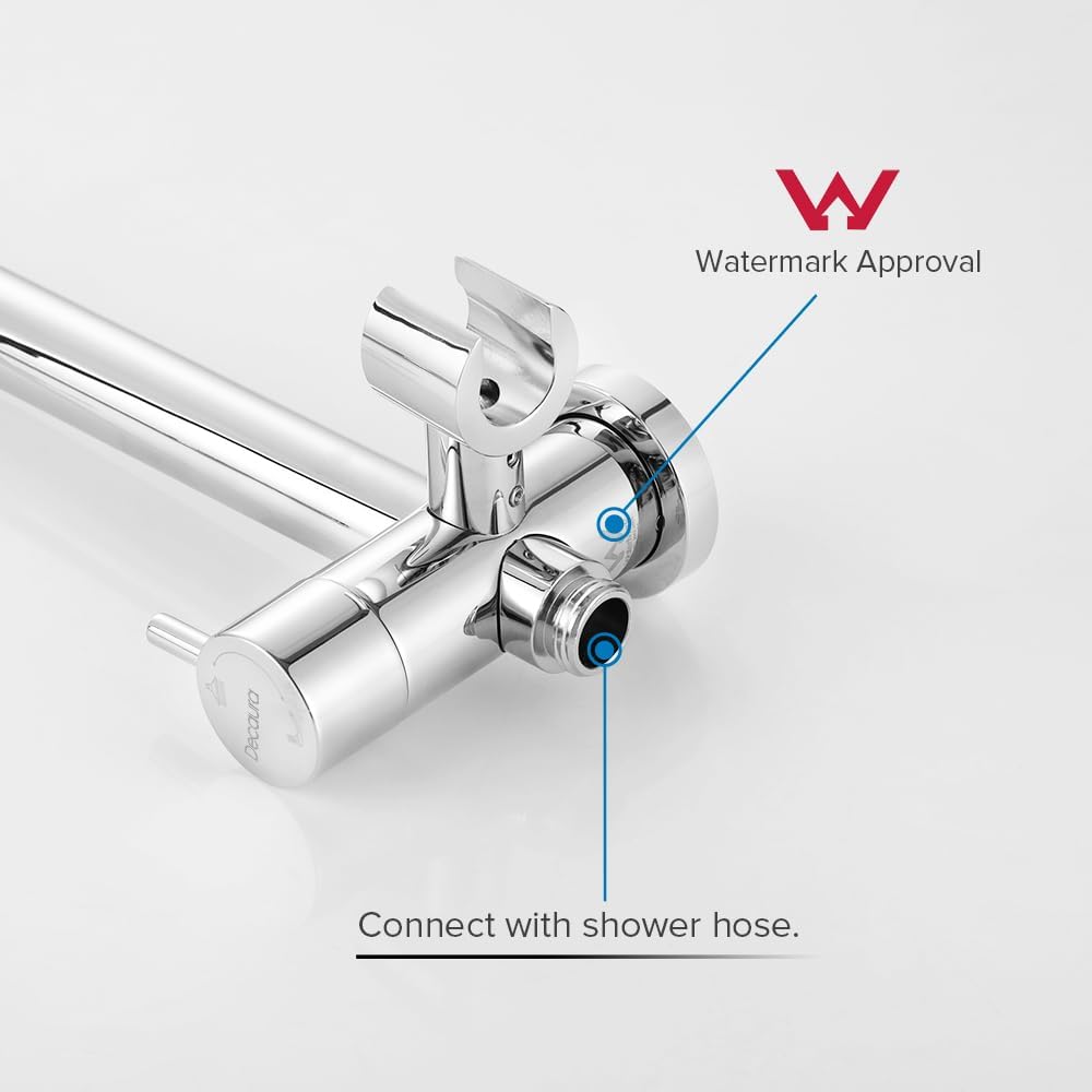 10-Inch Round Rain Shower & 3-Mode Handheld Rail Set