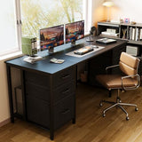 Desk hidden cable storage