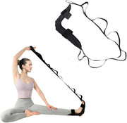 Adjustable Yoga Stretching Strap with Loops