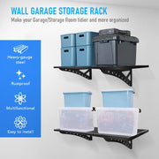 122 × 61 cm Wall-Mounted Garage Storage Shelf