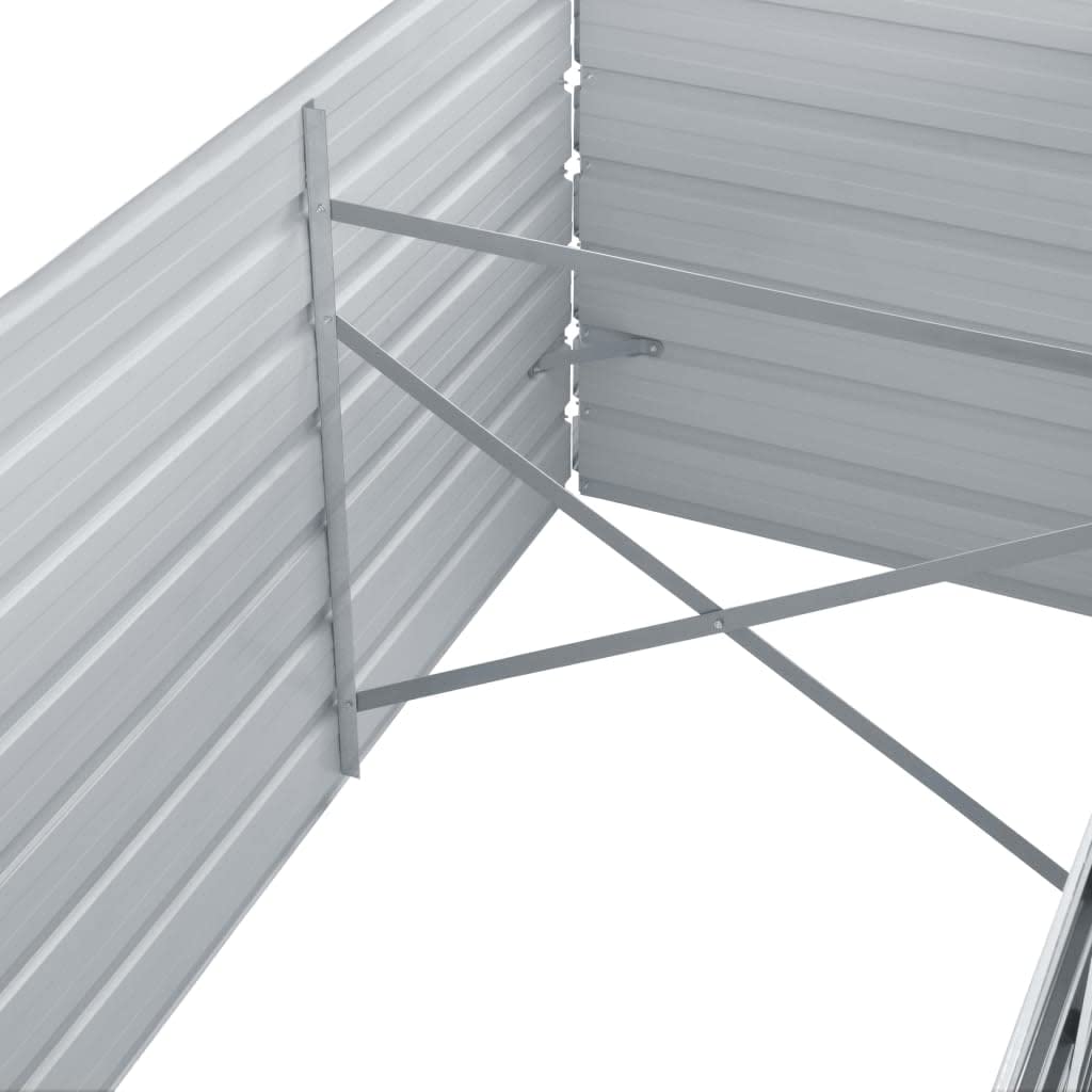 Galvanised-Steel Raised Garden Bed – 13 Size Options