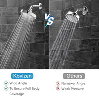 6-Inch High-Pressure Rainfall Shower Head – Chrome
