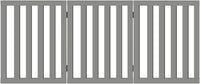 Freestanding Foldable MDF Pet Gate – 3 Sizes, White or Grey