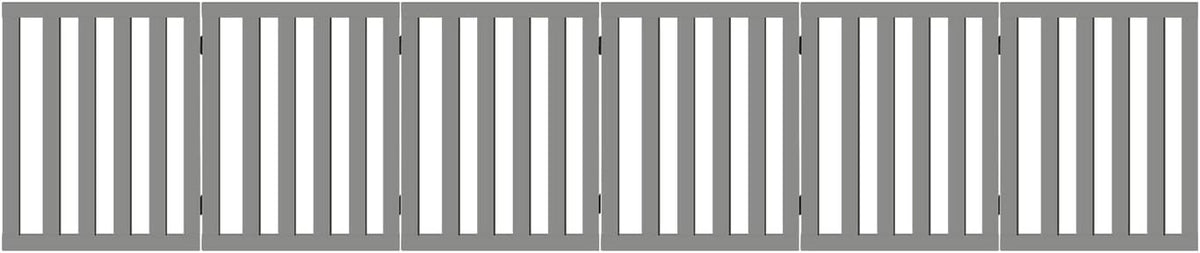Freestanding Foldable MDF Pet Gate – 3 Sizes, White or Grey