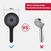 130 mm Black 3-Mode Hand Shower Set
