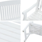 160 cm Water-Repellent Timber Garden Bench