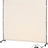 SIMFLAG 6FT Single Panel room divider with Wheels,Rolling Fabric room dividers for Partition privacy screens,Freesting Wall Divider for Home Office,Hospital,(Beige)