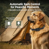 Automatic bark control with adjustable sensitivity