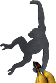 Monkey-Shaped Wooden Hanging Banana Hook