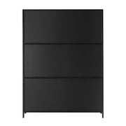 6-Tier Shoe Cabinet with 3 Sliding Flip-Up Doors