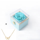 Eternal Rose Box With Necklace