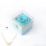 Eternal Rose Box With Necklace
