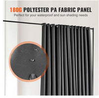 301 × 240 cm Rolling Curtain Room Divider – 2 In-Stock Colours