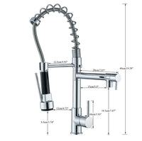 Chrome Pull-Out Kitchen Mixer Tap – 360° Swivel