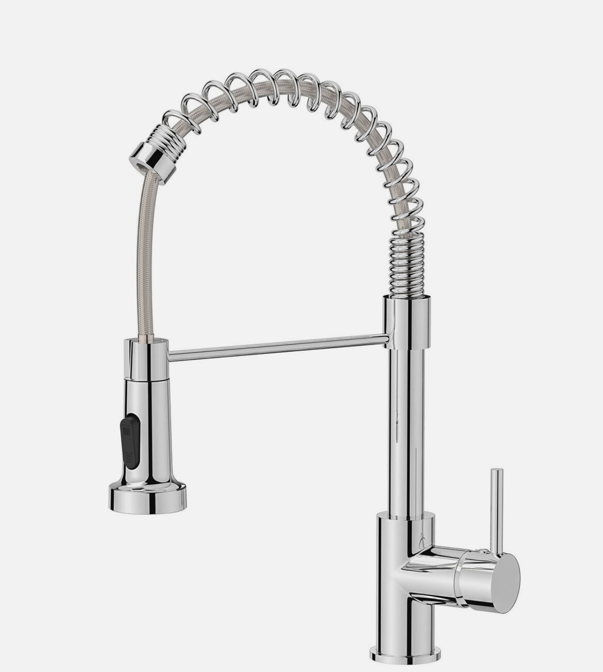 Chrome Pull-Out Kitchen Tap with 2-Mode Sprayer