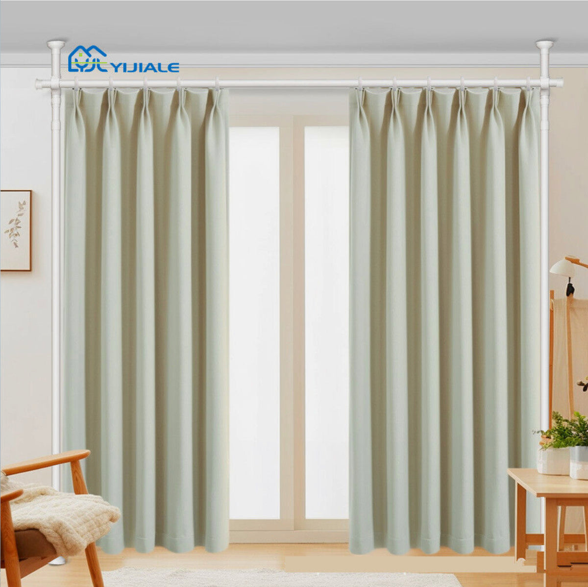 Adjustable Portable Room Divider Frame – 1.1–3m