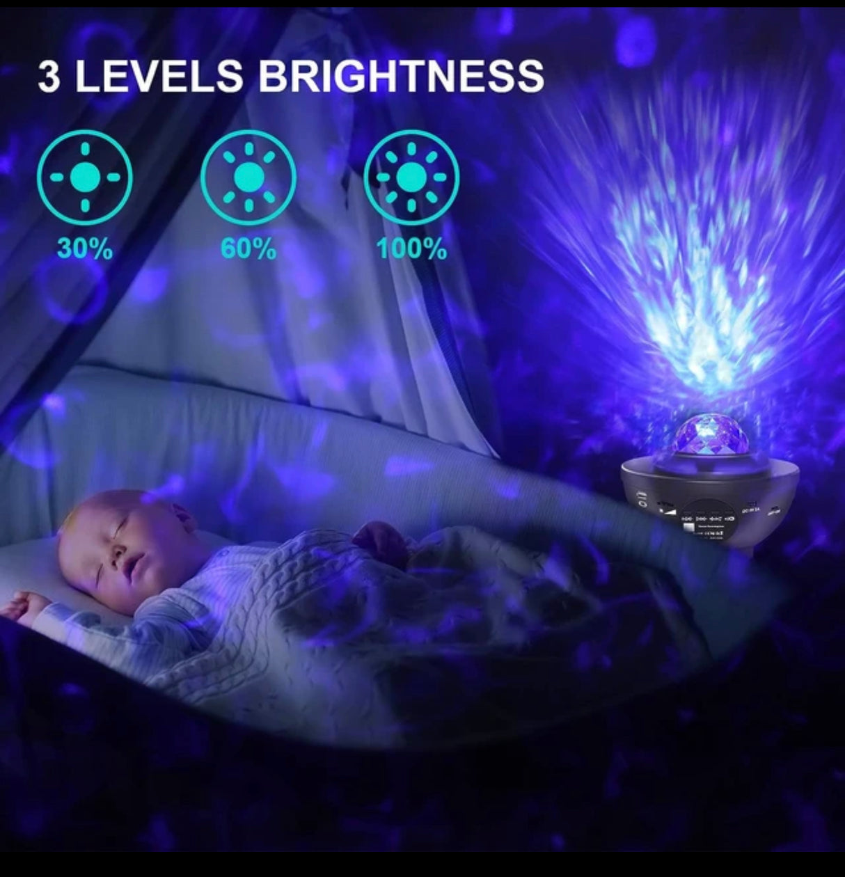 Galaxy lamp™ Starry Projector Galaxy Night Light, Bluetooth USB Music Player (Buy 2 Get 1 FREE)