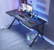 100 cm Black K-Shaped Gaming & Office Desk