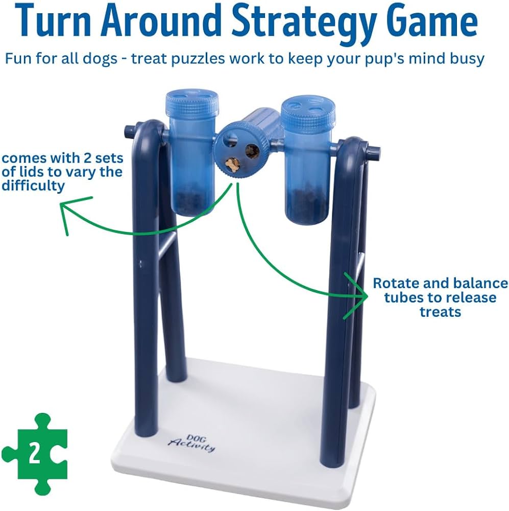 Dog Turn-Around Strategy Activity Game – 22 × 33 × 18 cm