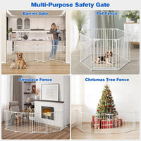 6-panel metal dog gate image 3