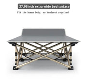 Folding Camping Stretcher with Mat & Carry Bag – Up to 150 kg