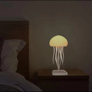 Swimming Sound-activated Jellyfish Lamp Spirit Touch Feet Full Color Gradient Color Can Be Hung Or Stand Ambient Light