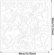 12-Piece 40cm Decorative Hanging Divider Panels – 3 Colours