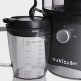 NutriBullet Juicer, Dark Grey, Juicer, High Speed Centrifugal Juicer with 800w Motor, Two Speeds, 1.5L Pulp Basin, 800ml Juice Container (NBJ07100)