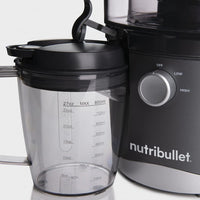 NutriBullet Juicer, Dark Grey, Juicer, High Speed Centrifugal Juicer with 800w Motor, Two Speeds, 1.5L Pulp Basin, 800ml Juice Container (NBJ07100)