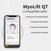 Wellness MyoLift QT Microcurrent Facial Device with Smart Current Technology and Smartphone App - Portable Skin Care Tools, Instant Face Lift, Anti Aging, Skin Tightening - Up to 400 Microamps
