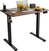 90*60cm / Black Frame + Rustic Brown Desktop