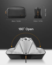 12-Compartment Travel Electronics Organiser