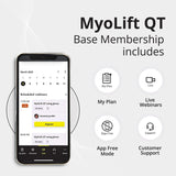 7E Wellness MyoLift QT Microcurrent Facial Device with Smart Current Technology and Smartphone App - Portable Skin Care Tools, Instant Face Lift, Anti Aging, Skin Tightening - Up to 400 Microamps