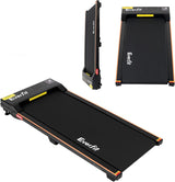 Everfit Walking Pad Treadmill, 3 in 1 Under Desk Treadmills with 12% Incline for Home and Office, 2HP Quiet Walking Pad Portable Treadmill with 6 Preset Programs, Remote Control