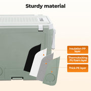 Wheeled Cooler Box with Folding Table & Chairs