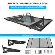 122 × 61 cm Wall-Mounted Garage Storage Shelf