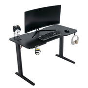 120 cm Gaming Desk with Cup Holder & Headphone Hooks