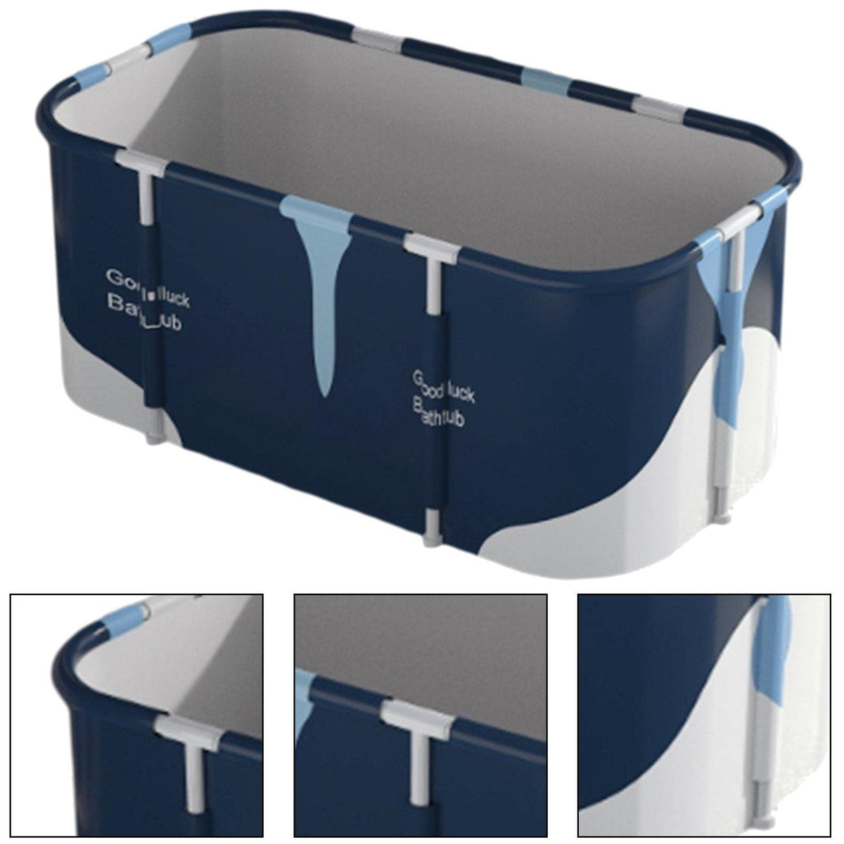 Extra-Large Foldable Adult Bathtub – 115 × 60 × 50 cm