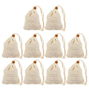 4-Pack Natural-Fibre Soap Saver & Lather Bags