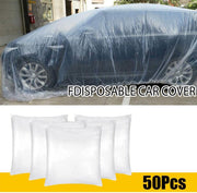 Clear Temporary Vehicle Cover – 4 Sizes