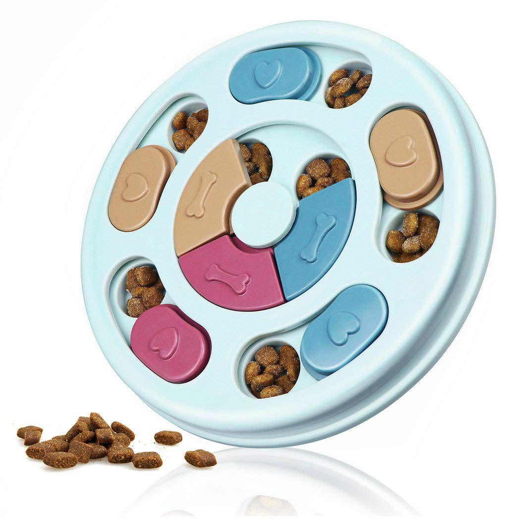 Interactive Sliding Dog Puzzle & Treat Feeder