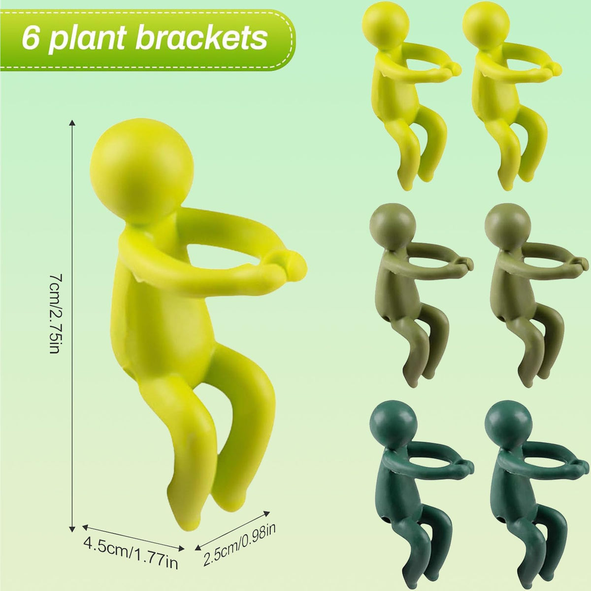 6-Piece Plant Propagation Stem Support Buddies