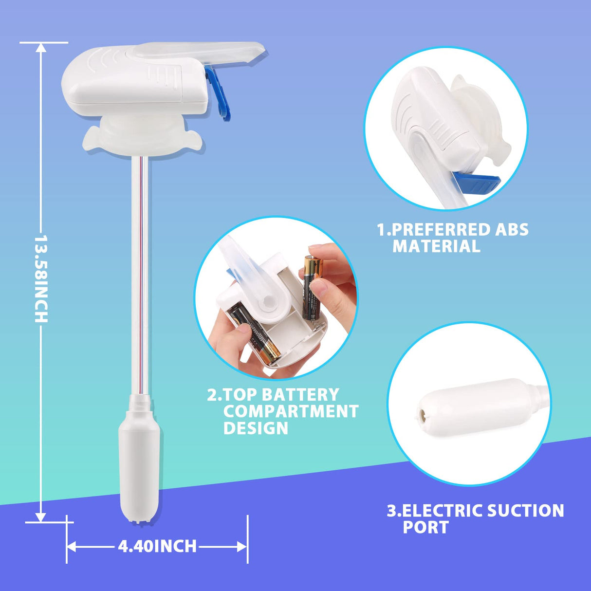 2 Pack Drink Dispenser, Milk Dispenser, Electric Tap, Automatic Drink Dispenser, One-Handed Operation, Can Prevent Milk and Beer From Overflowing, Suitable for Outdoor and Home Kitchens