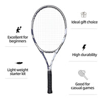 2-Player 27-Inch Tennis Racquet Set with 3 Balls & Bag