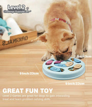 Interactive Sliding Dog Puzzle & Treat Feeder