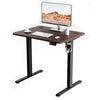 80*60cm / Black Frame+ Black Walnut Desktop