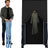 Fitting Room, Portable Changing Room Clothing Store, Installation-Free and Foldable with Blackout Curtains and Hooks for Shopping Mall Swimming Pool Photo Studio (100x100x200cm) (Black)